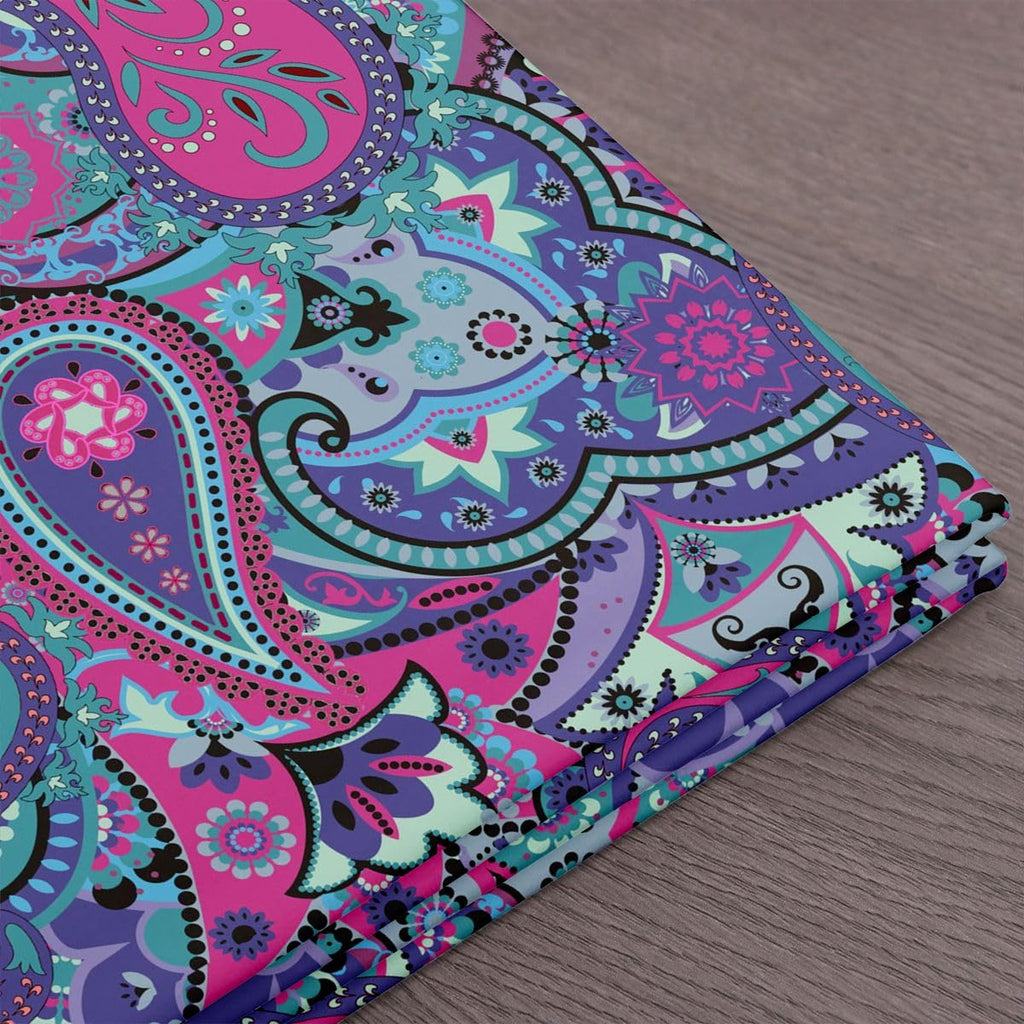 Abstract Floral Art Waterproof Fabric by The Yard Retro Mid-Century Ethnic Boho Style Decorative Fabric Soft