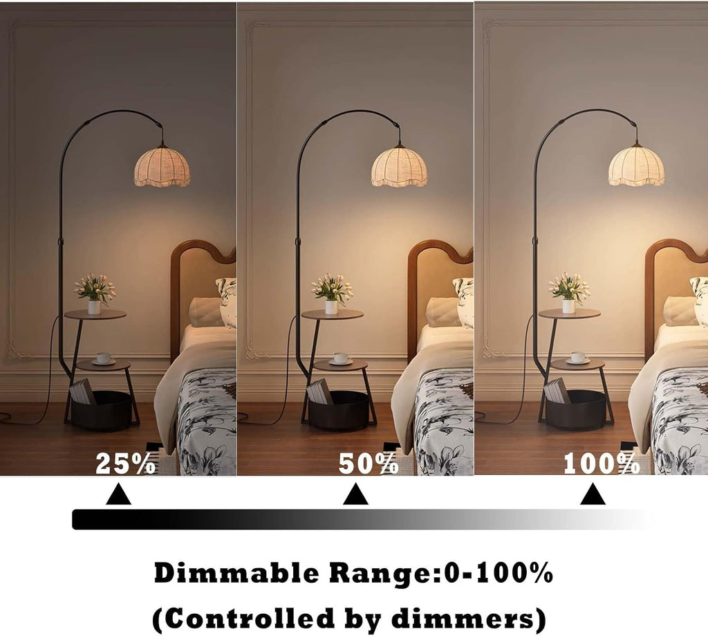 LED Light Bulbs, Dimmable Vintage Light Bulb 25 Watt Equivalent, E26 Filament Bulbs, ST19 Antique Amber Glass Bulbs