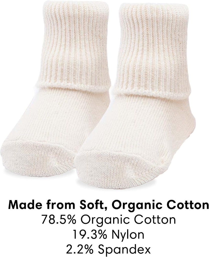Organics Infant and Toddler Anklet Socks - 3 Pack