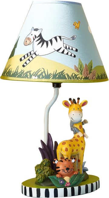 Sunny Safari Kids' Animals Table Lamp, Multicolor