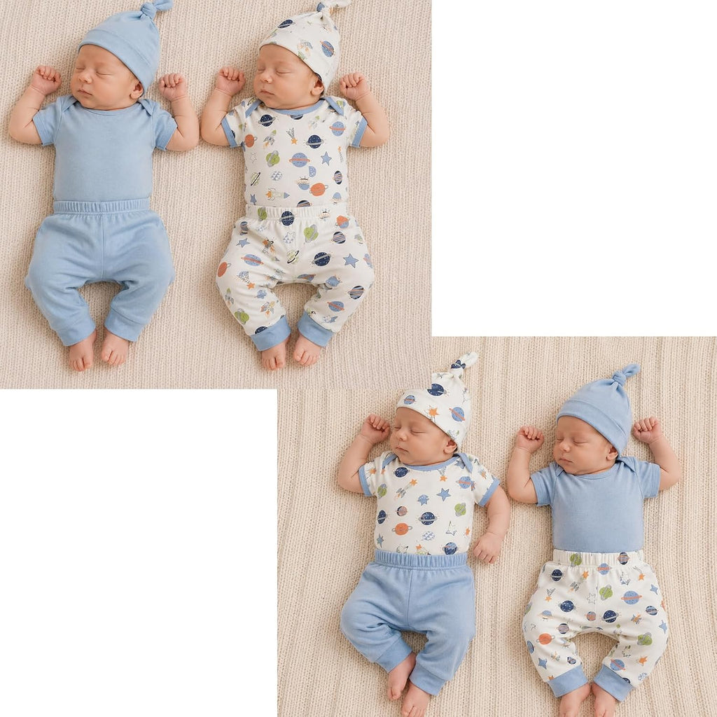 Organic Cotton Unisex Baby Layette Registry Clothes Set