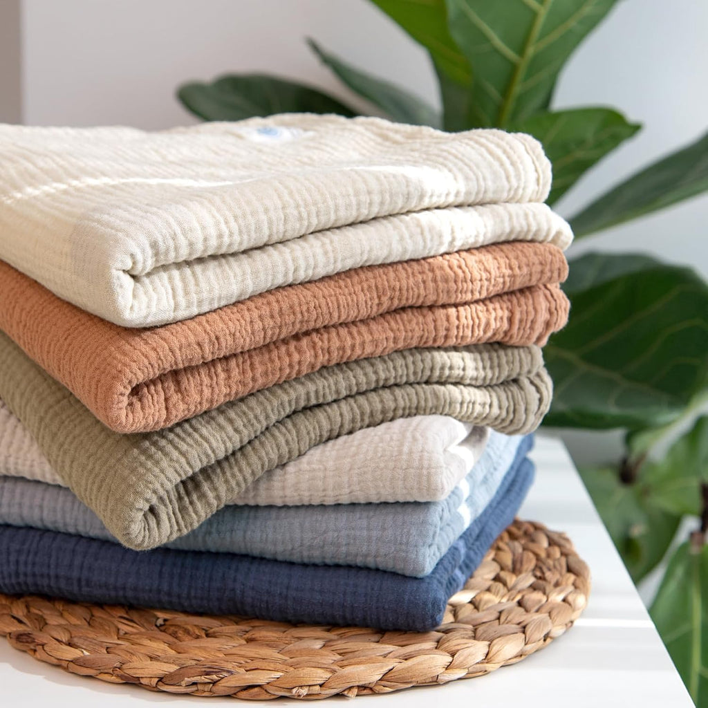 Muslin Swaddle Blanket Baby: Cotton Receiving Wrap for Newborns