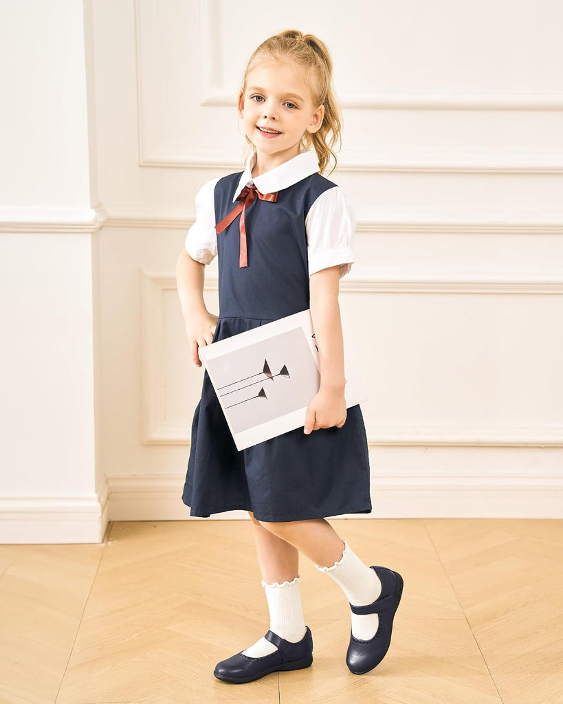 Uniform Dress Ankle Crew Sock 3/5/6 Pairs for Kid