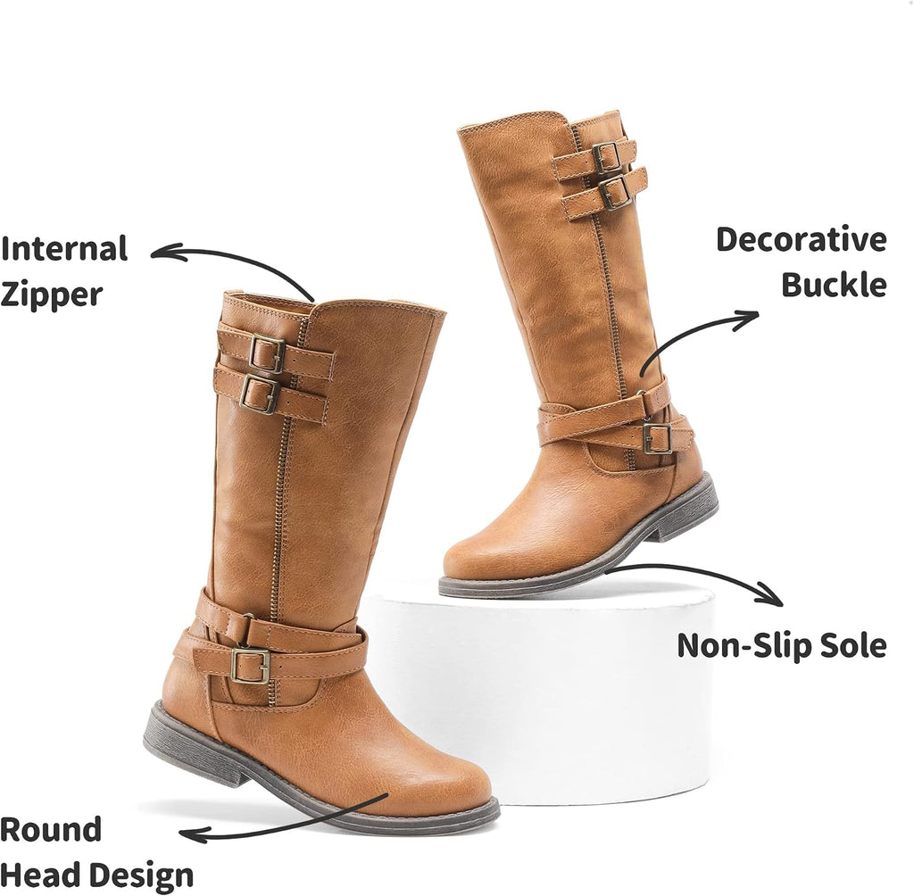 Girls Knee High Riding Boots