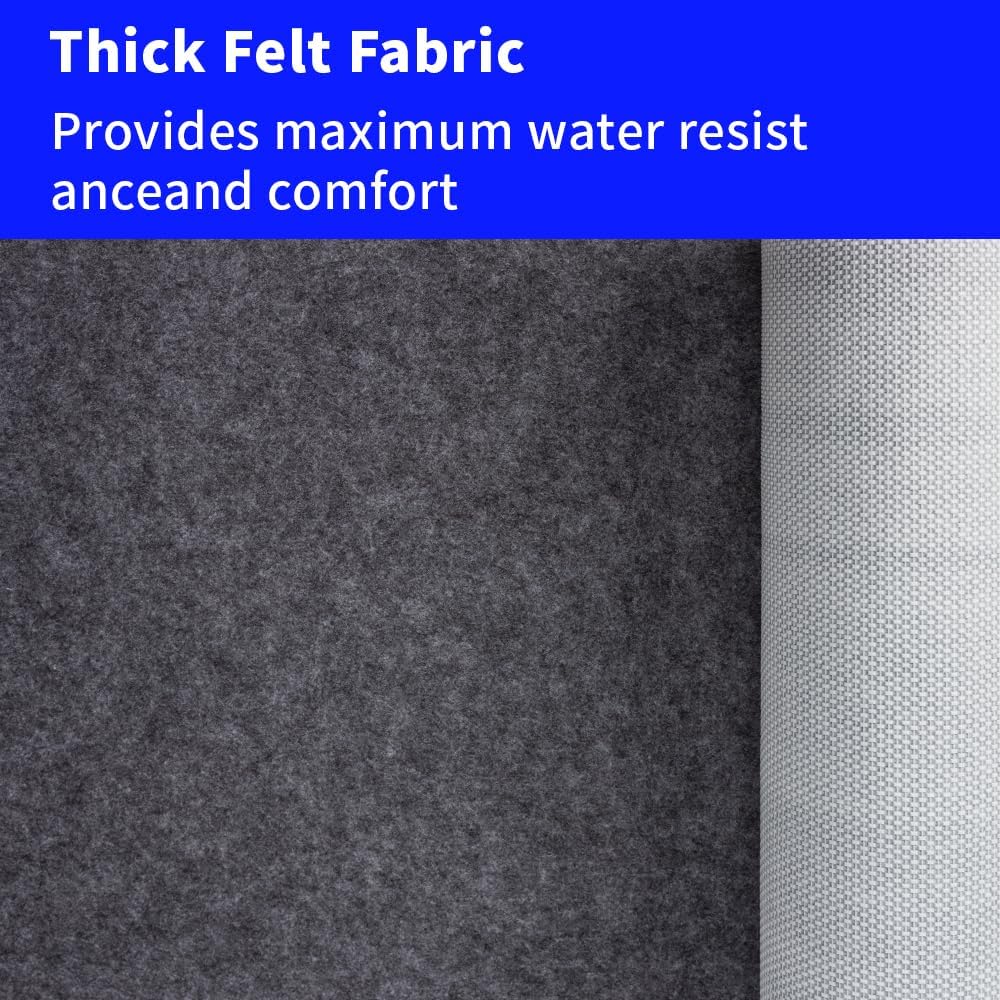 Waterproof Non-Slip Rug Pad 8x10 for Large Area Rugs Durable Felt Floor Protection pad for All Floors, Suitable