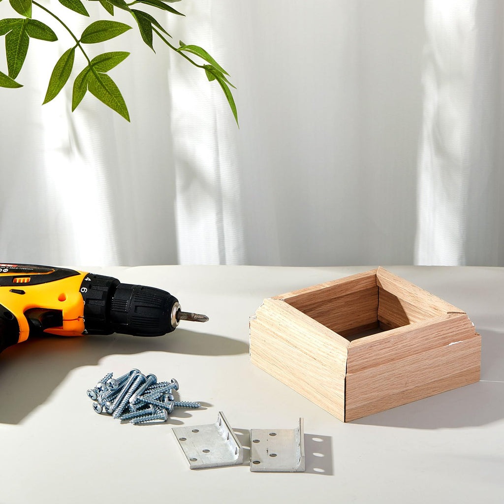 2 Set 3-1/2" Newel Post Mounting Kit Deck Stair Floor Installation