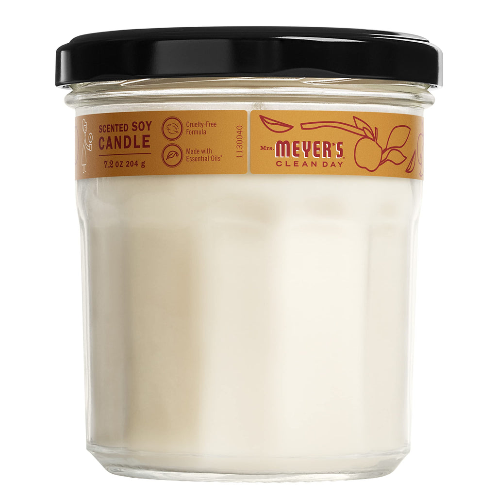 MEYER'S CLEAN DAY Soy Aromatherapy Candle, Apple Cider, 7.2 oz, 2 Pack