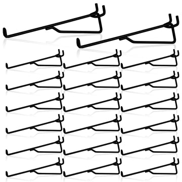 20 Pack 8" Pegboard Shelf Hooks, 1/4 in Secure&Stable