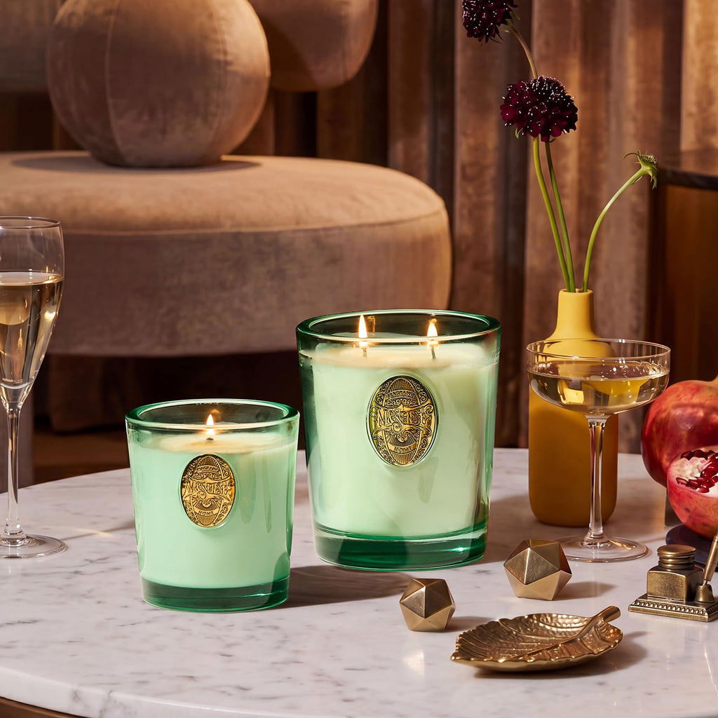 Two-Wick Eucalyptus Mint Candle for Relaxation | 120-Hour Burn Aromatherapy Soy Candle | Calming Stress Relief & Home