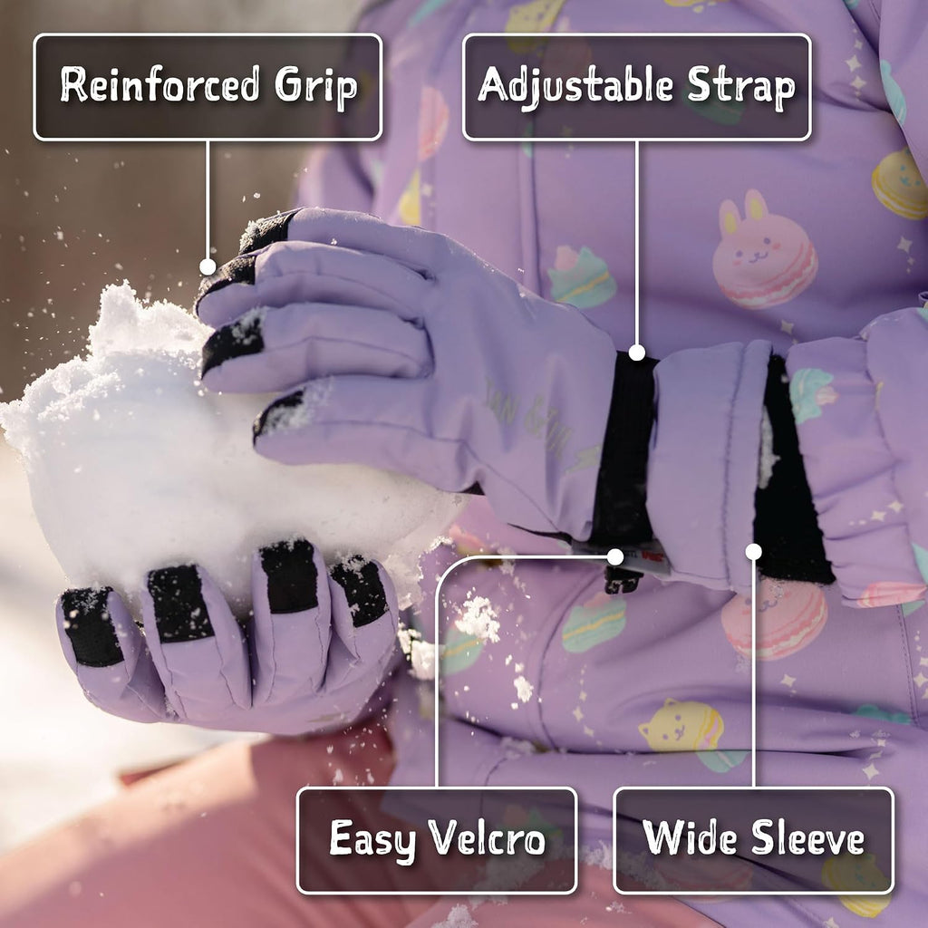 Toasty-Dry Waterproof Snow Gloves for Kids