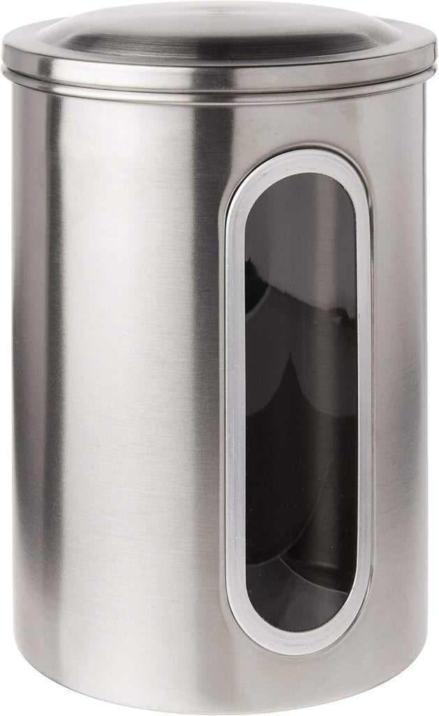 Stainless Steel Canister Set Counter, 3 Container Set - Set of 3