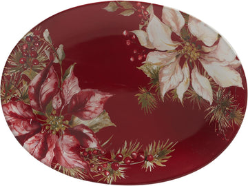 Winters Joy Oval Platter 16" x 12"