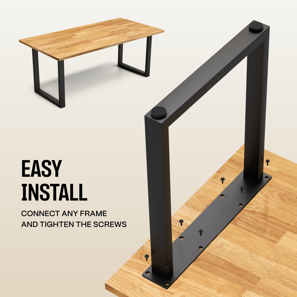 Solid Wood Desk Table Top - Pre-Finished 1.2" Thick Tabletop - Universal Fit for Standing Desks, Countertops &