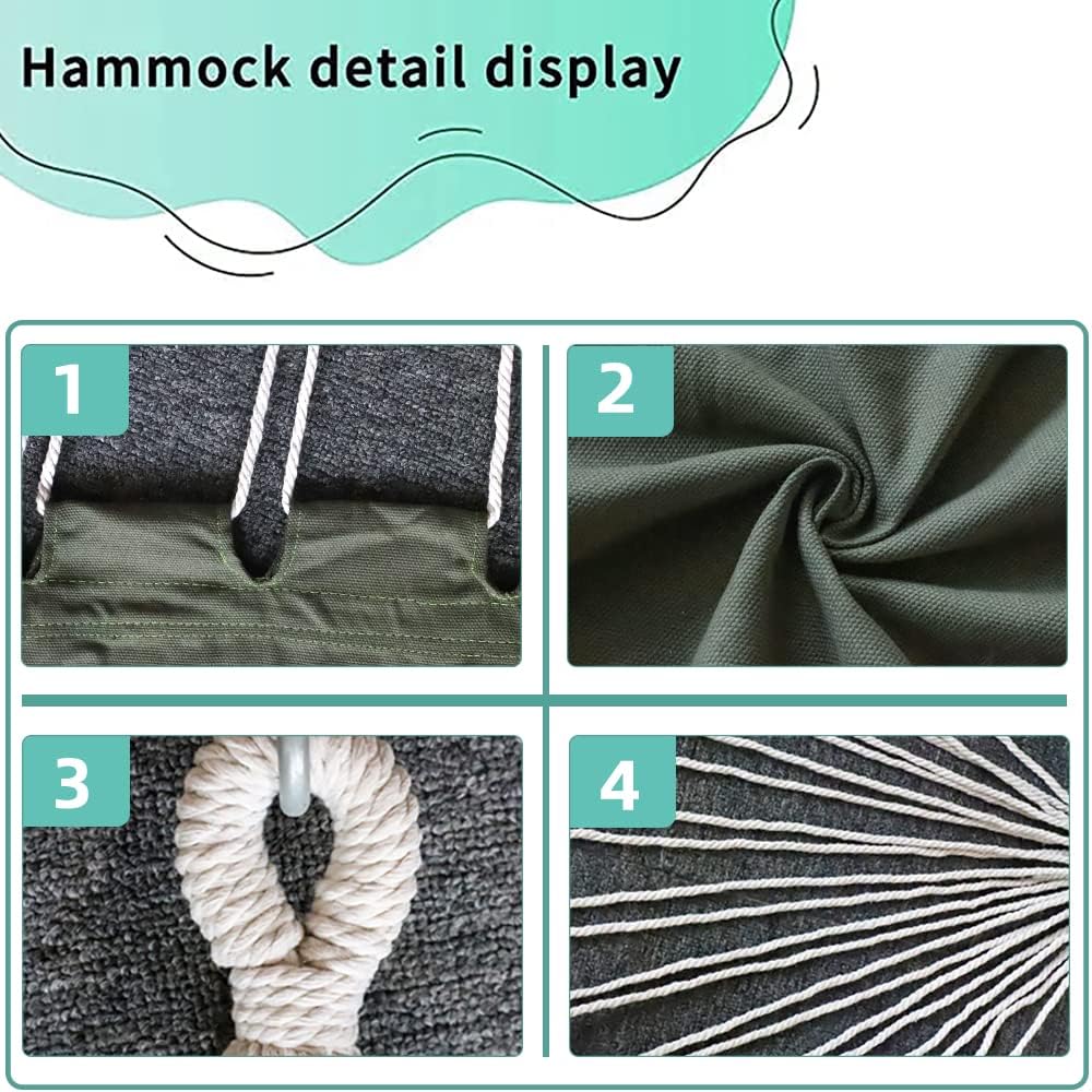 Chair with Stand,Hammock Chair Stand with Hanging Swing Chair Included,Weather Resistant Hammock Stand Max 450