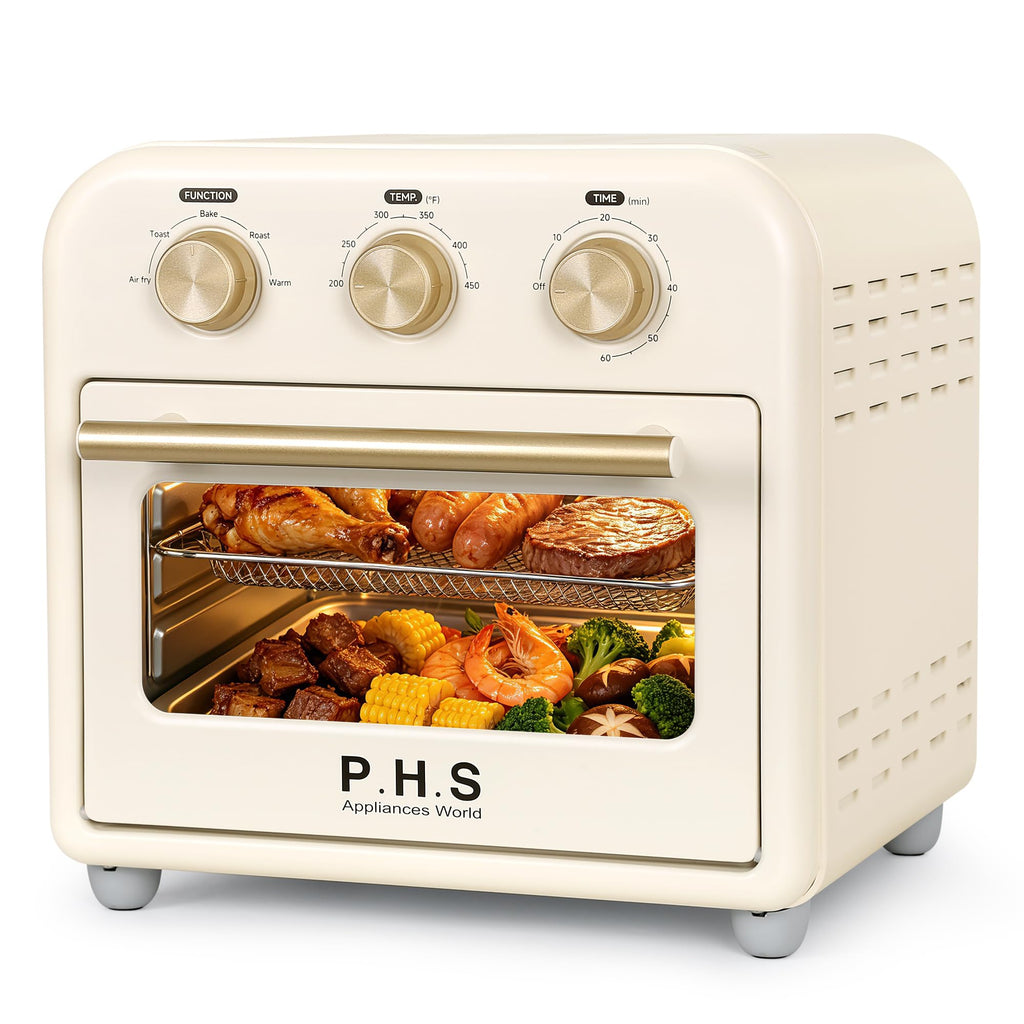 12 QT Toaster Oven Air Fryer Combo with Mechanical Knobs