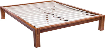 Kumi Bed, Japanese Joinery, Chestnut, Tool-Free Assembly