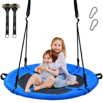 700lb 40" Saucer Tree Swing for Kids & Adults, Outdoor Round Swing