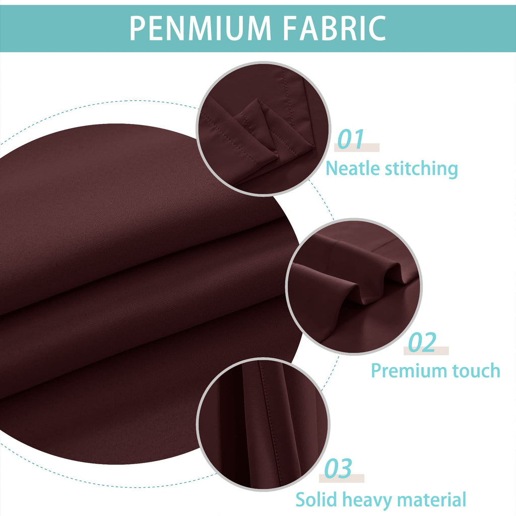 Extra Wide Outdoor Windproof Curtains Panels Home Decorations Waterproof Blackout Drapes Garden Cabana Thermal