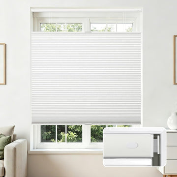 Cellular Shades | Cordless Top Down Bottom Up Blinds, No Drill Installation, Thermal Insulated & UV Protection