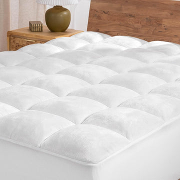 Microplush Reversible Mattress Topper (Full) | Deep Pockets 8 to 24 Inches, Dual Sided All-Season, Pillow Top