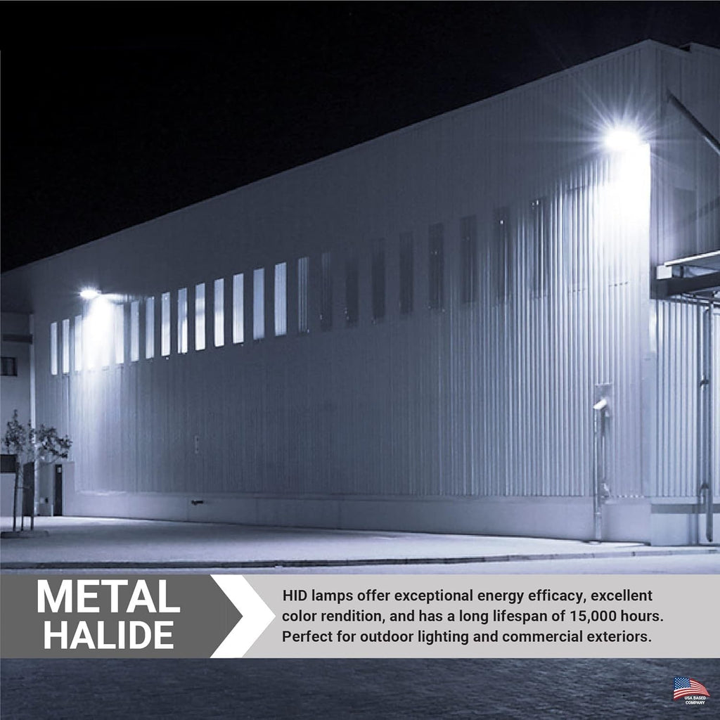 M58 Metal Halide MH250 Lamp 250W E39 Mogul Base 21000 Lumens 4000K Cool White High Intensity Discharge HID Lamps