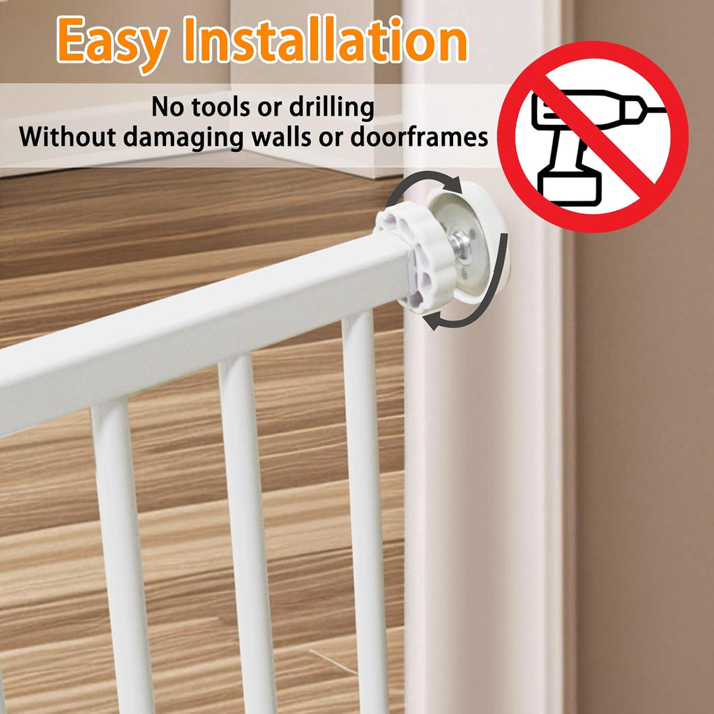 Dog Gate for Small Dogs, 10" Height Short Dog Gate