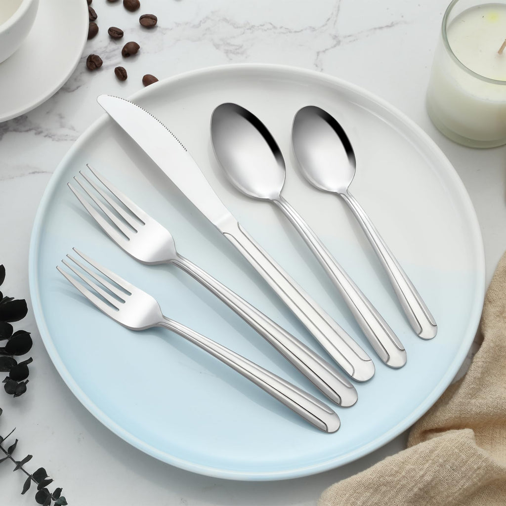 20% OFF 36-Piece Dinner Fork Set, 8.2-Inch Stainless Steel Silverware, Mirror Polished, Dishwasher Safe, or Restaurant