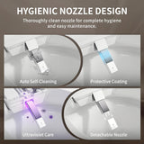 Smart Toilet Auto Open & Close One Piece Tankless Toilet with Bidet Built in Auto Flush Warm Water Air Dryer Heated