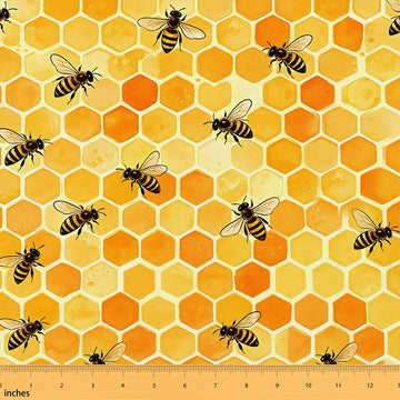 Bees Upholstery Fabric by The Yard Soft 3 Yards