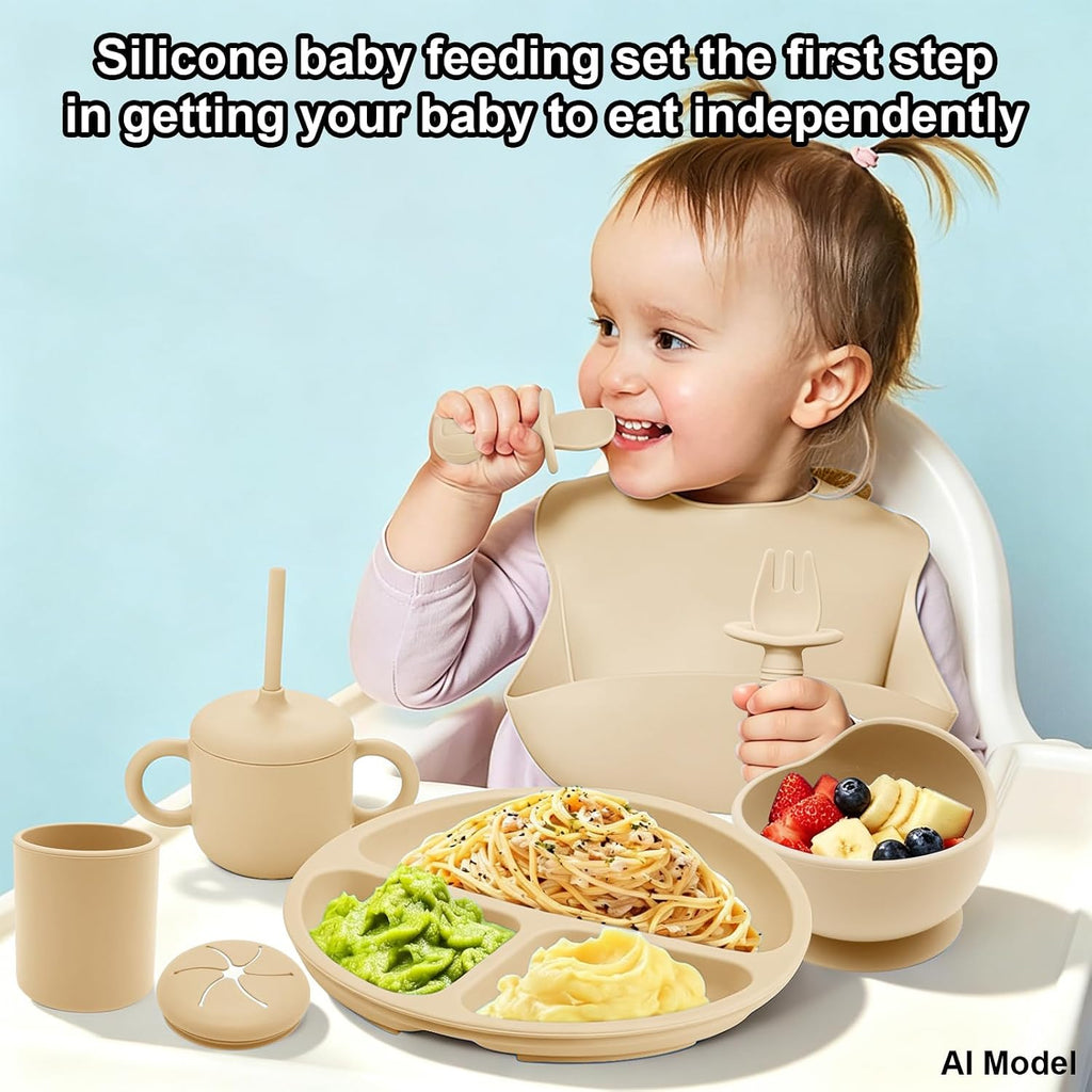 Feeding Set 9 Pcs, Baby Led Weaning Supplies