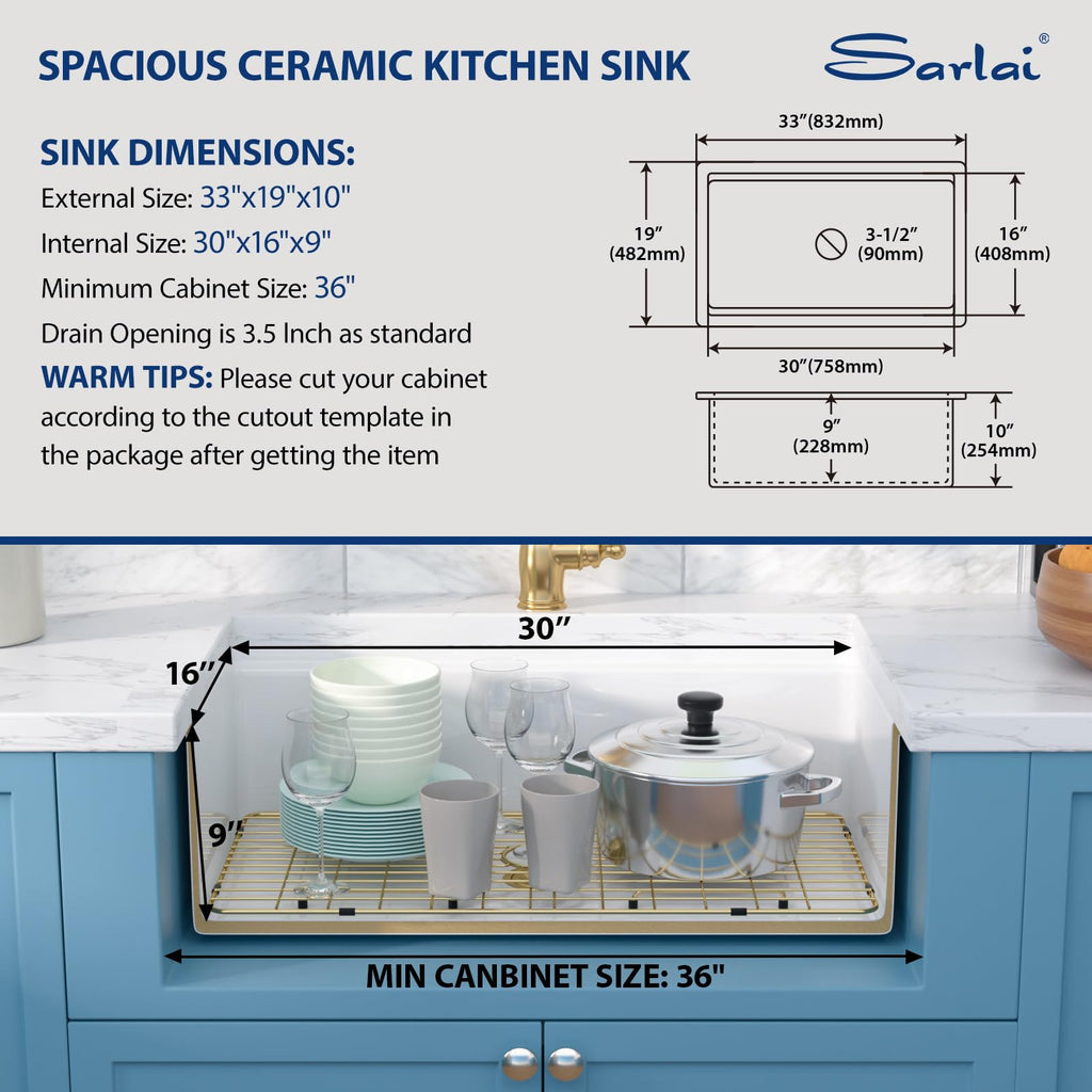 33 Inch White Undermount Sink Workstation - 33 x 19 Inch White Kitchen Sink Drop In Single Bowl Ledge Workstaion