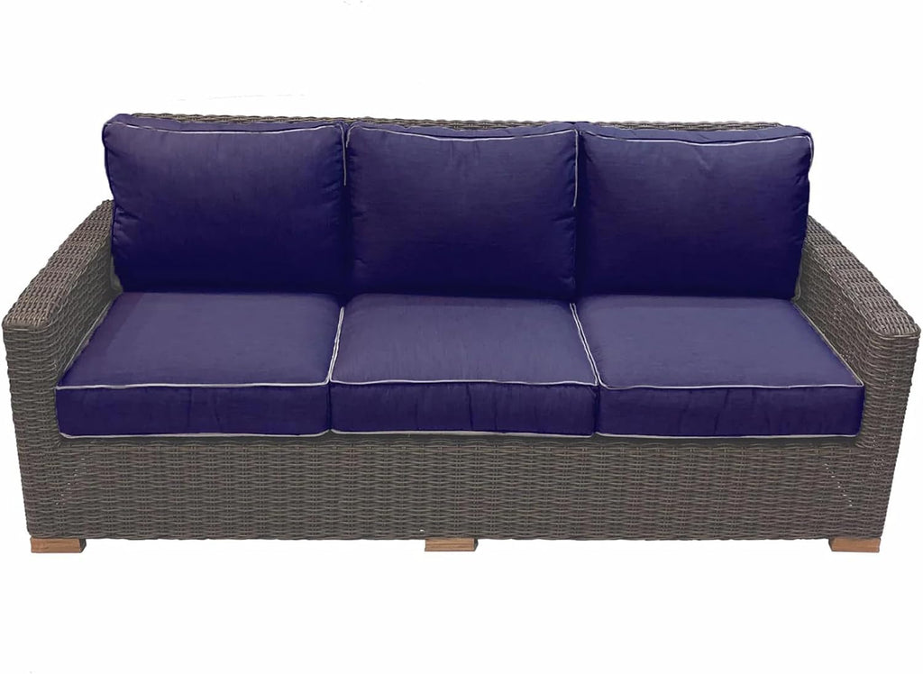 Sanibel Teak Sofa, Navy