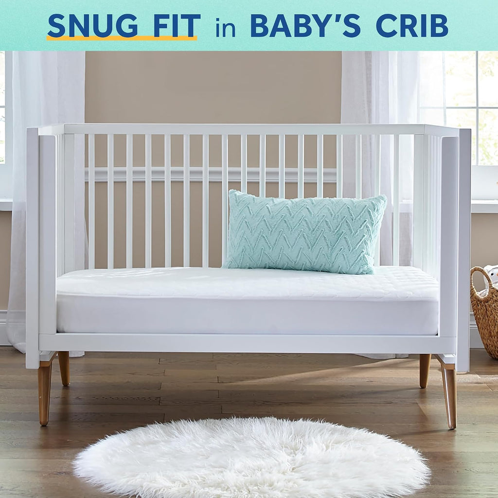 Infant & Toddler Crib Mattress, Firm Rest 2 Stage, 204 Coils, Waterproof Breathable, Non Toxic, GREENGUARD GOLD