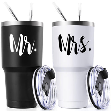 Mr and Mrs Gifts, Mr & Mrs Stainless Steel Travel Tumblers Set