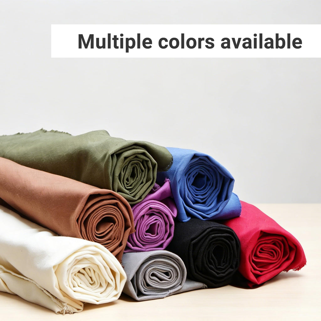 12oz Heavy Duty Cotton Canvas Fabric, Thickend Cotton Duck Cloth, 1 Yard