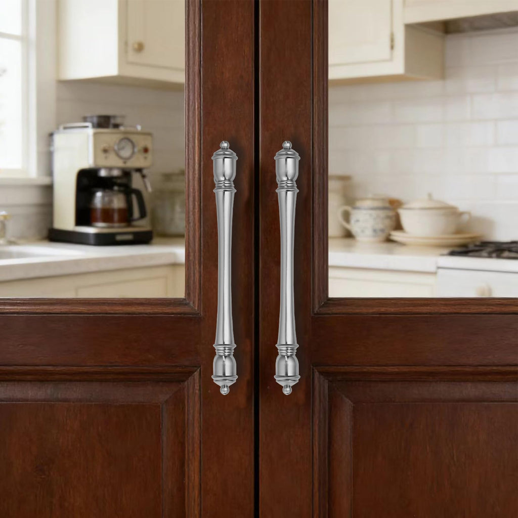 2 Pack 3-3/4 inch Brushed Nickel Cabinet Pulls Heavy-Duty Solid Satin Nickel Cabinet Hardware Drawer Pulls Hardware