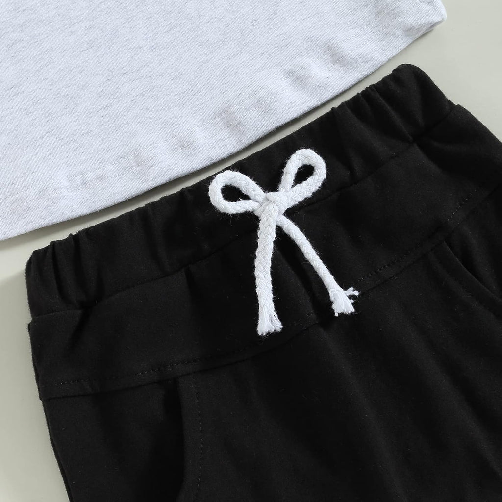 Infant Toddler Baby Boy Summer T Shirt Shorts Outfits Short Sleeve Tee Tops Clothes Set