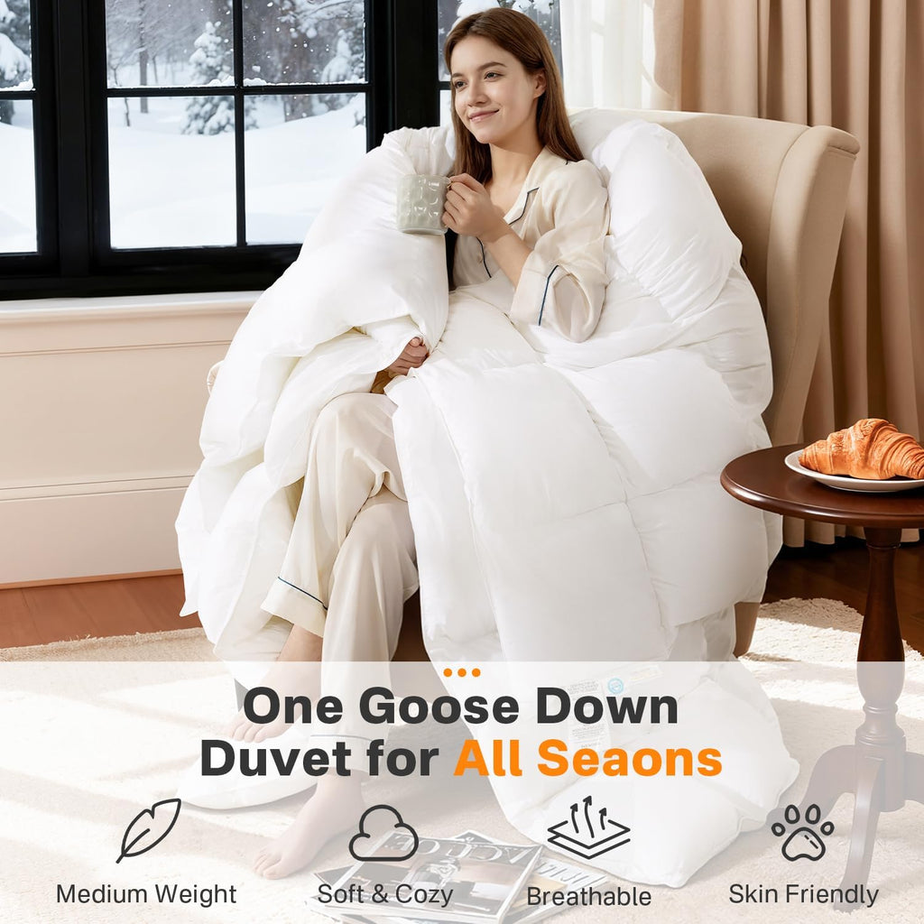 75% Canadian Luxury Goose Down Comforter Duvet Insert King