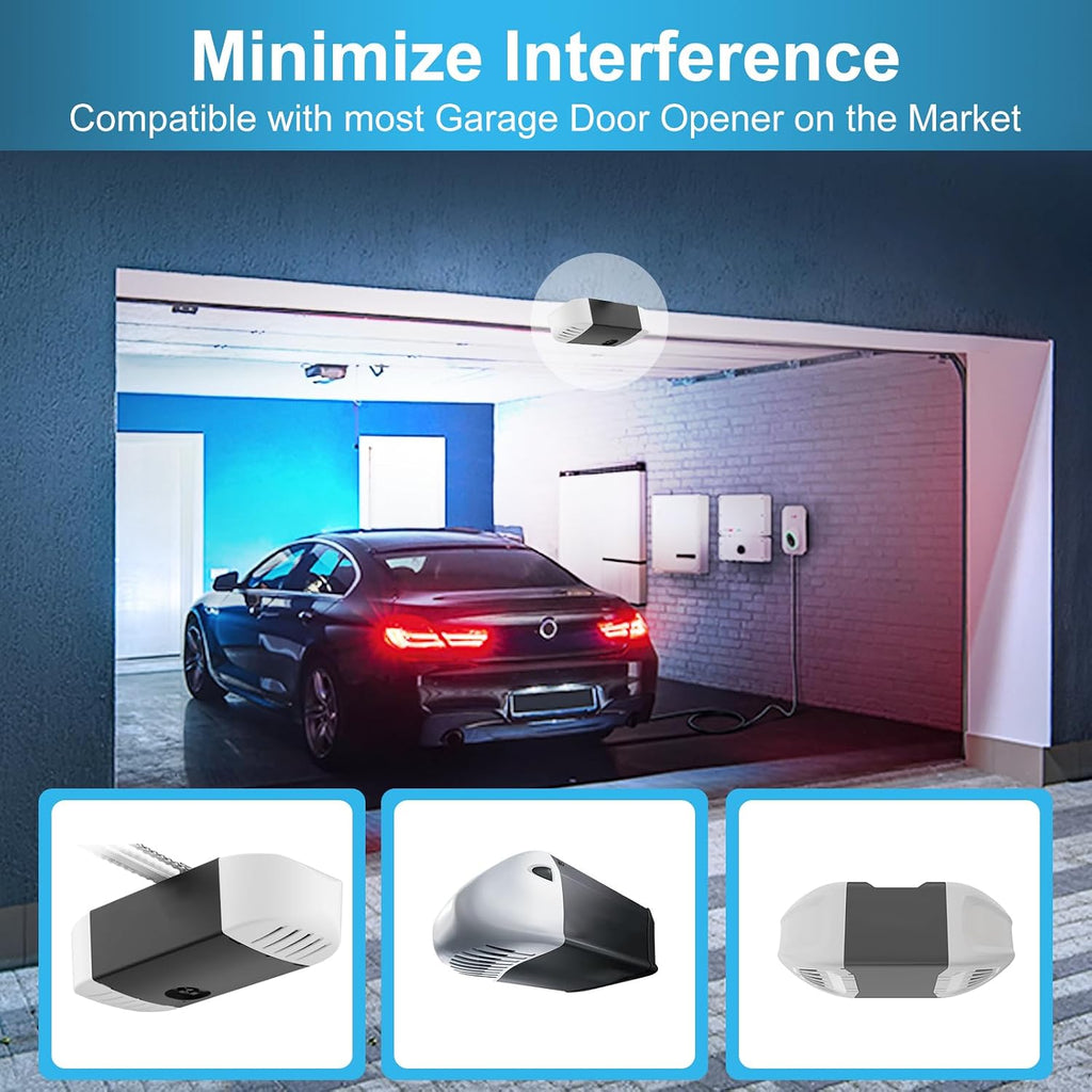 4PK Garage Door Opener Light Bulbs, 1500LM Ultra Bright, Minimize Interference, Compatible with Most Garage Door