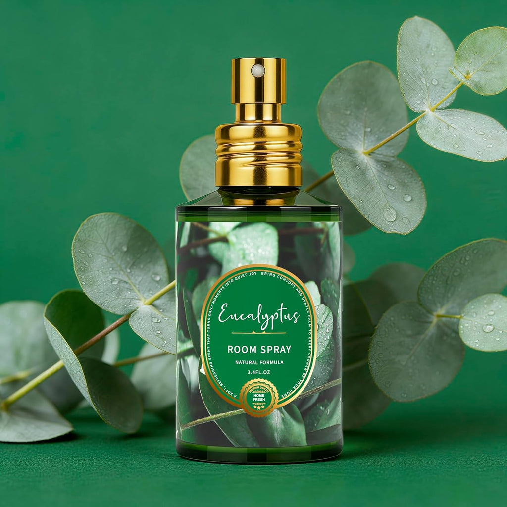 Eucalyptus Room Spray Air Freshener 2 Pack, 3.4oz/100ml Each - Set of 2