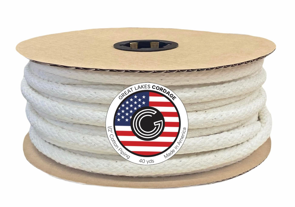 1/2" Cotton Piping Cord, Size 5 (40 yds)