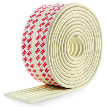 Baby Proofing Edge Corner Protector,16.4 ft Edge Guards Padding with 3M Adhesive, Extra-Wide Soft Rubber Foam