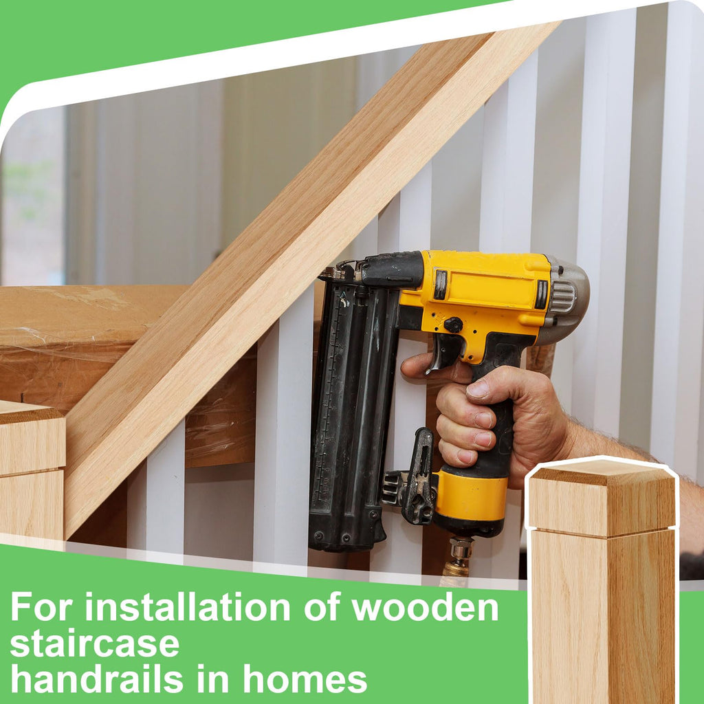 2 Pcs 3" x 48" Solid Red Oak Stair Newel Post Single Groove