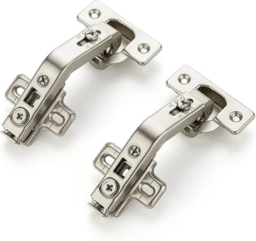 1 Pair 2 Pack Kitchen Cabinet Hinges, 135 Degree Kitchen Door Hinges Compatible with Lazy Susan Corner Cupboard，Full