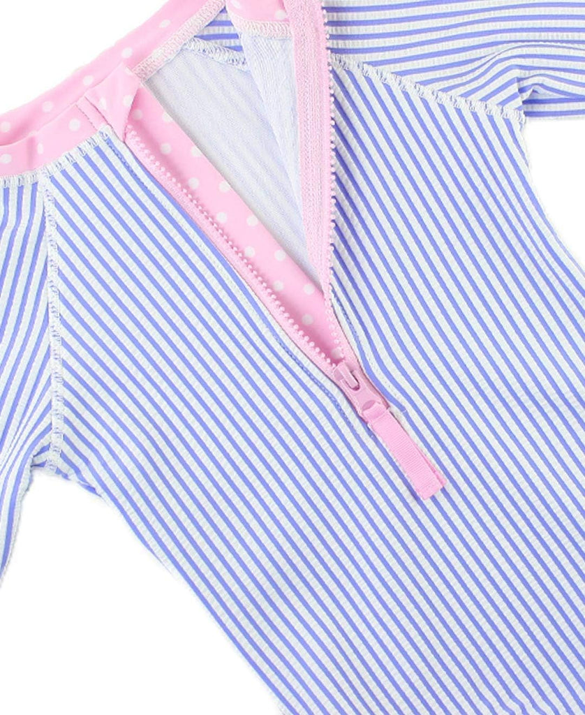 Girls Rash Guard - One Piece Baby Swimsuit UPF 50+