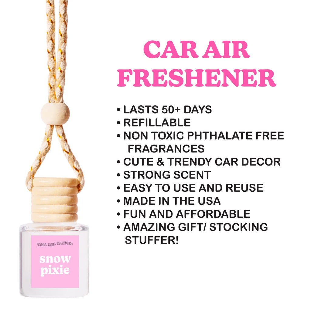 Roasted Marshmallow Fluff Car Hanging Fragrance Oil Air Freshener for Essential Oils, Long Lasting Car Diffuser Bottle