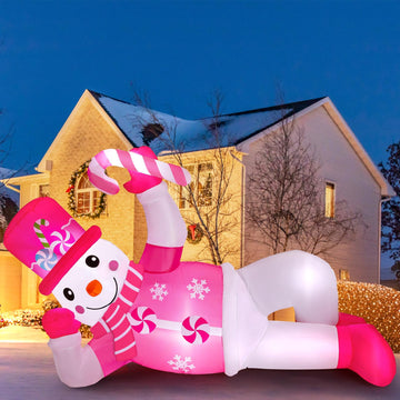 6 FT Christmas Inflatables Snowman Outdoor Decorations