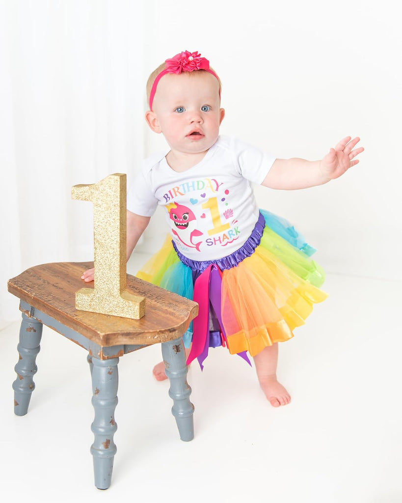 Shark Birthday Outfit Girl Collection - 1st Birthday