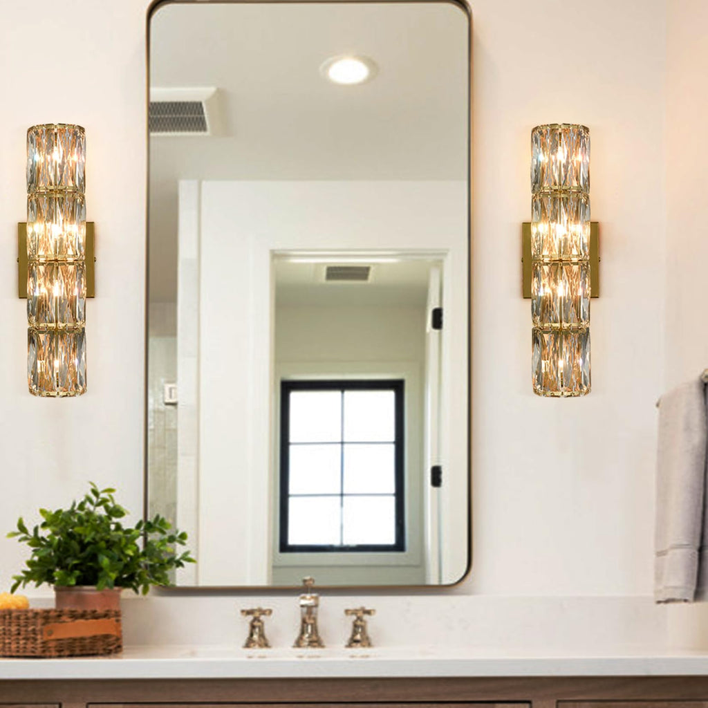 Gold Wall Sconce Modern Crystal Sconces Wall Lighting