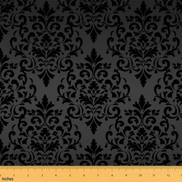 Boho Damask Upholstery Fabric Soft 1 Yards